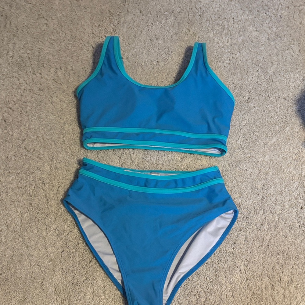 Target Teal Women's Bikini Top